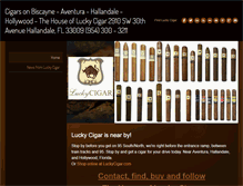 Tablet Screenshot of cigarsonbiscayne.com